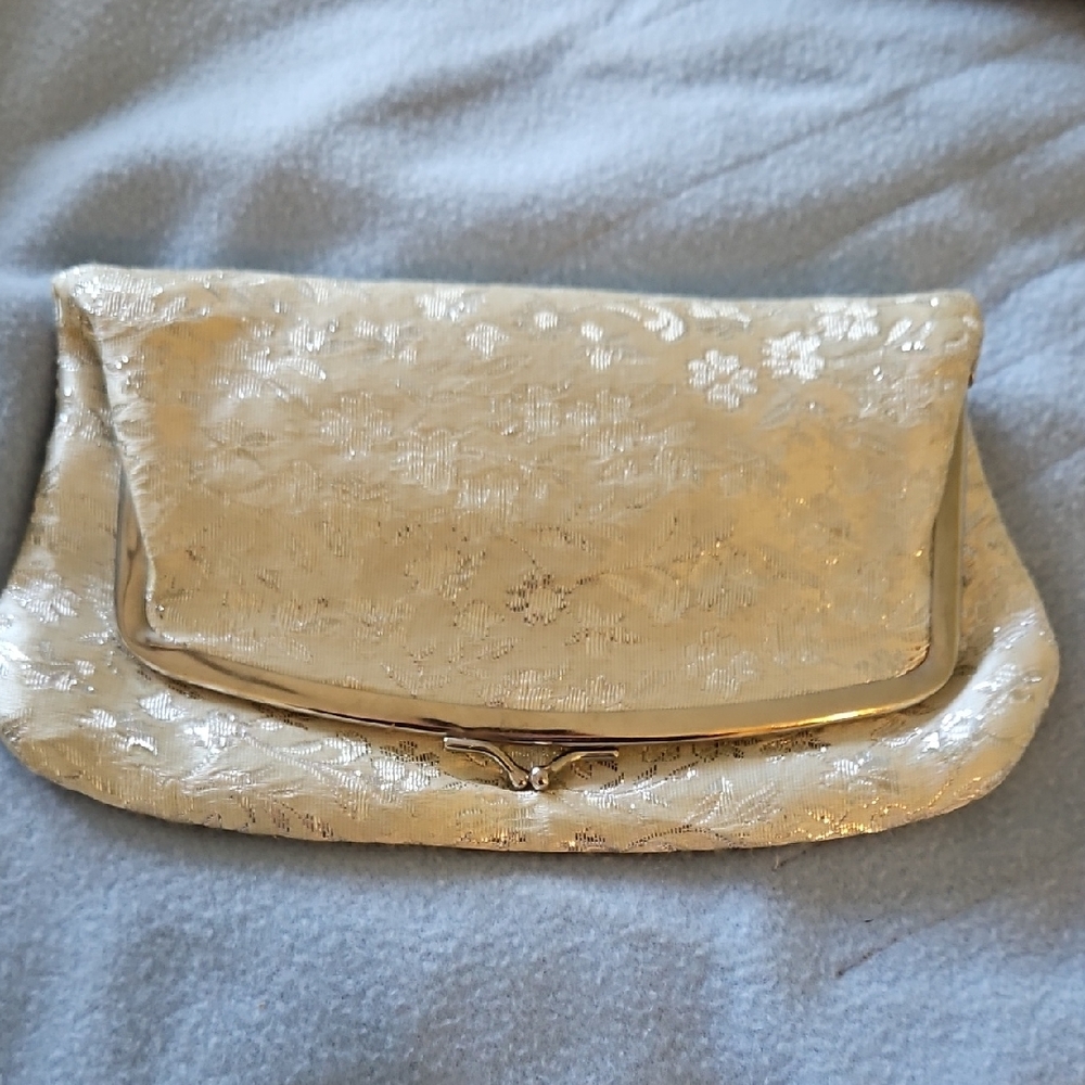 Elegant Gold Clutch Bag